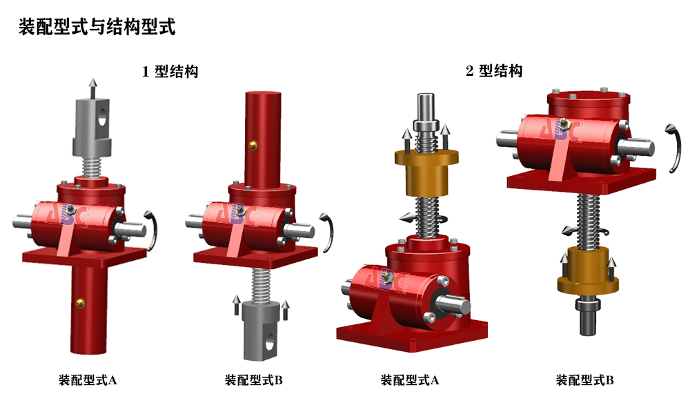 丝杆升降机选型基本技术参数